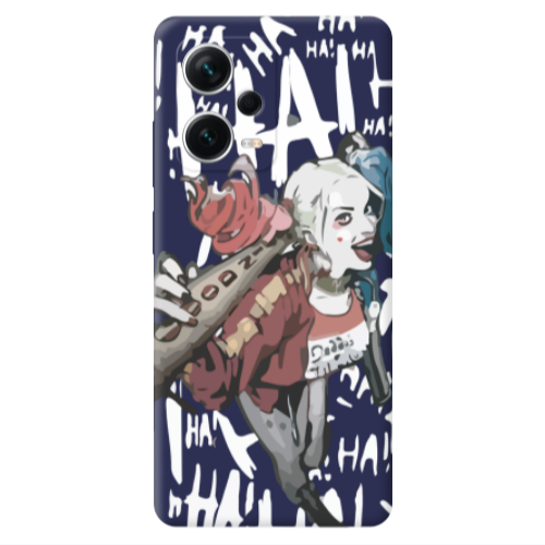 Xiaomi Poco X5 Ha Ha Ha Dark blue Colored Silicone TPU Θήκη