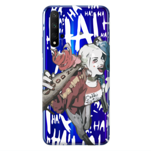 Huawei Nova 5 T Ha Ha Ha Transparent Silicone TPU Θήκη