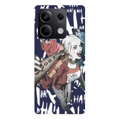 Xiaomi Redmi Note 13Pro 5G Ha Ha Ha Dark blue Colored Silicone TPU Θήκη