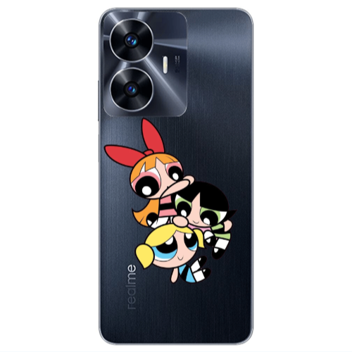 Realme Note 50 Powerpuff Transparent Silicone TPU Θήκη