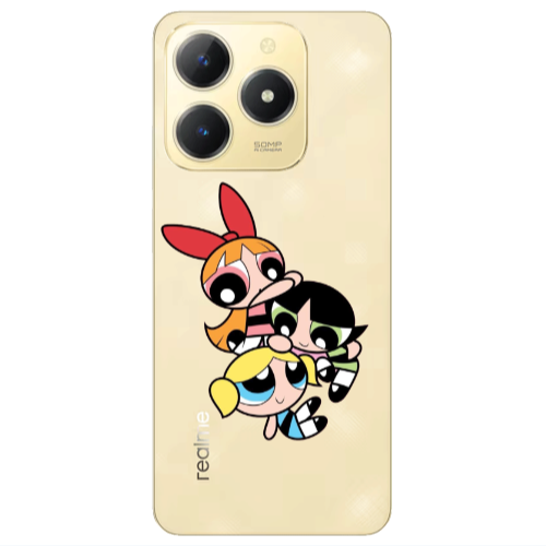 Realme C61 Powerpuff Transparent Silicone TPU Θήκη