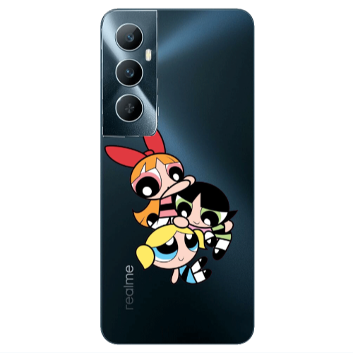 Realme C65 Powerpuff Transparent Silicone TPU Θήκη
