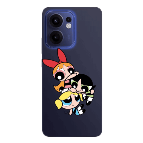Oppo Reno13 FS Powerpuff Transparent Silicone TPU Θήκη