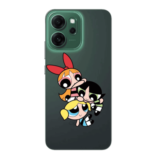 Oppo 14 F Powerpuff Transparent Silicone TPU Θήκη