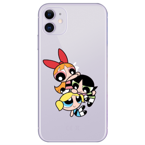 Apple iPhone 11  Powerpuff Transparent Silicone TPU Θήκη