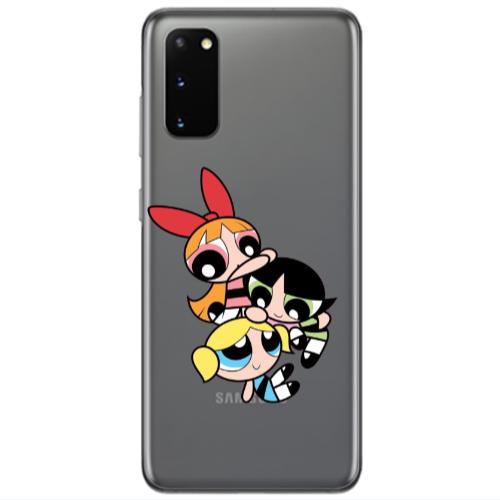 Samsung S20 Powerpuff Transparent Silicone TPU Θήκη