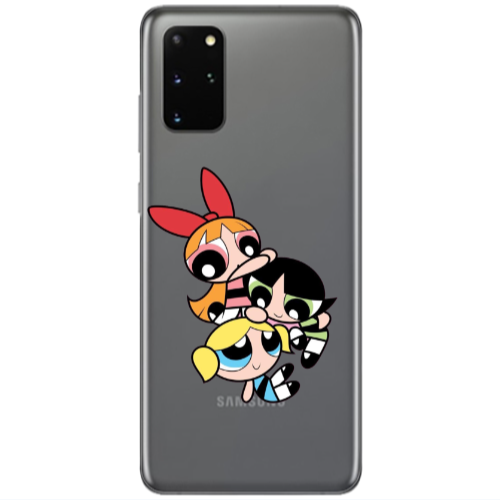 Samsung S20 Plus Powerpuff Transparent Silicone TPU Θήκη