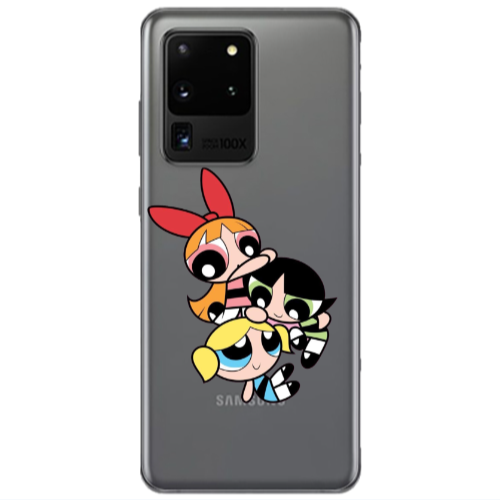 Samsung S20 Ultra Powerpuff Transparent Silicone TPU Θήκη