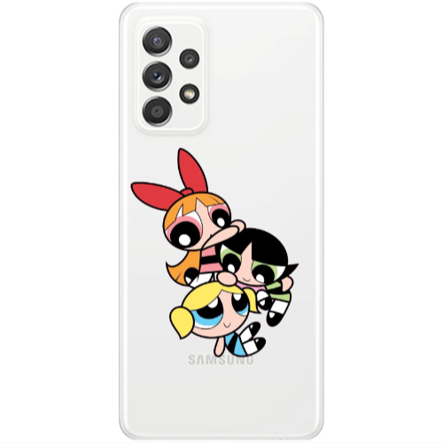 Samsung A33 Powerpuff Transparent Silicone TPU Θήκη