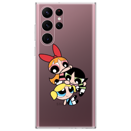 Samsung S22 Ultra Powerpuff Transparent Silicone TPU Θήκη