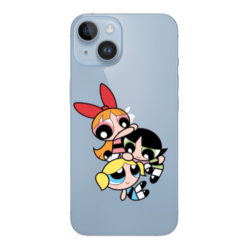Apple iPhone 14  Powerpuff Transparent Silicone TPU Θήκη