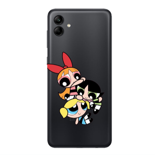 Samsung A04 Powerpuff Transparent Silicone TPU Θήκη