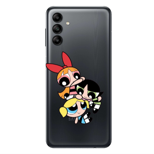 Samsung A04S Powerpuff Transparent Silicone TPU Θήκη