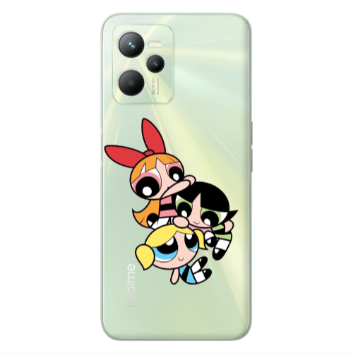 Realme C35 Powerpuff Transparent Silicone TPU Θήκη