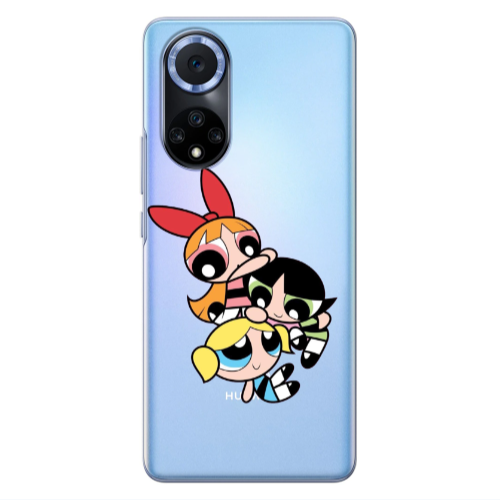 Huawei Nova 9 Powerpuff Transparent Silicone TPU Θήκη
