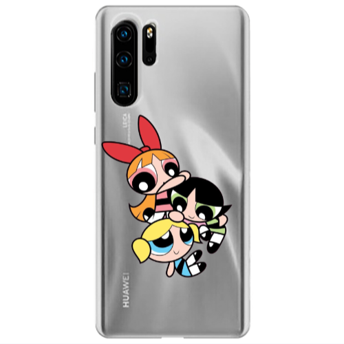 Huawei P30 Pro Powerpuff Transparent Silicone TPU Θήκη