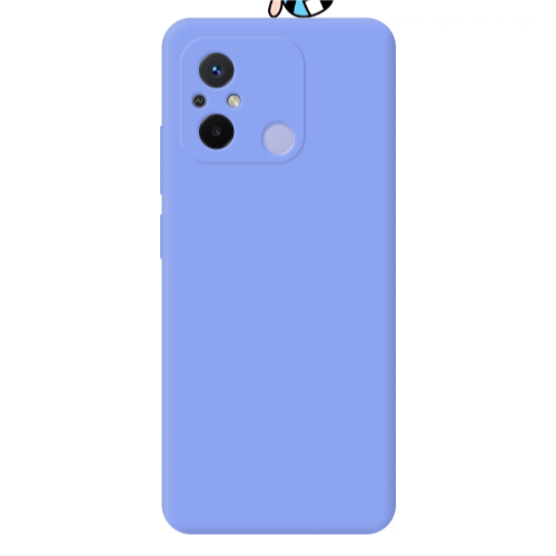 Xiaomi Redmi 12C Powerpuff Light Purple Colored Silicone TPU Θήκη