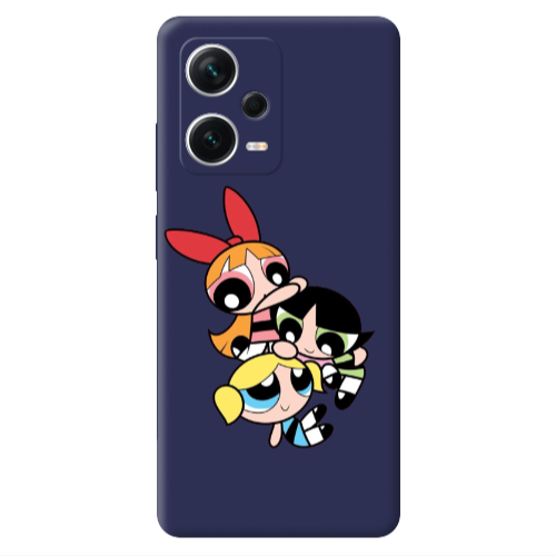 Xiaomi Poco X5 Powerpuff Dark blue Colored Silicone TPU Θήκη