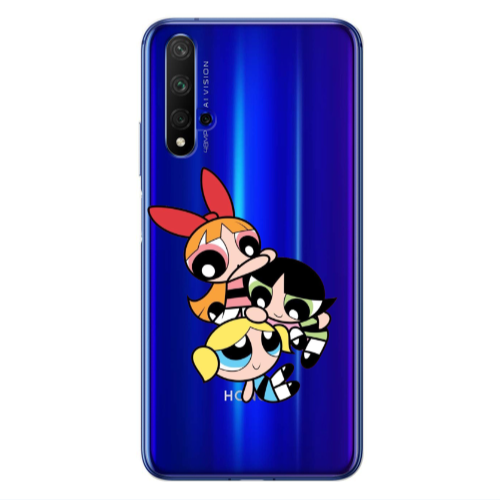 Huawei Nova 5 T Powerpuff Transparent Silicone TPU Θήκη