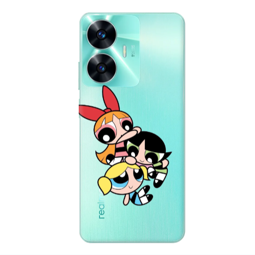 Realme C55 Powerpuff Transparent Silicone TPU Θήκη
