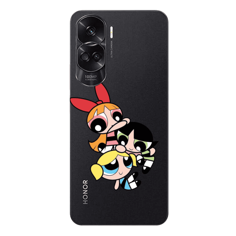 Honor 90 Lite 5G Powerpuff Transparent Silicone TPU Θήκη