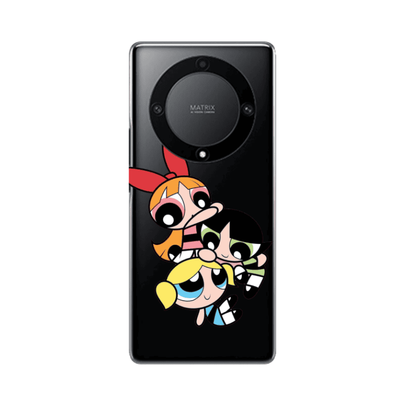Honor Magic5 Lite 5G Powerpuff Transparent Silicone TPU Θήκη