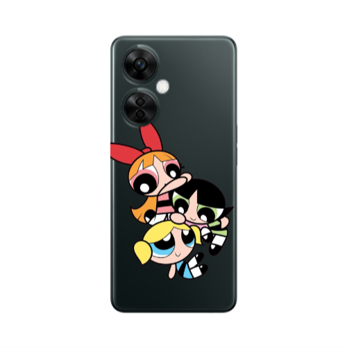 Oneplus Nord CE 3 Lite 5G Powerpuff Transparent Silicone TPU Θήκη