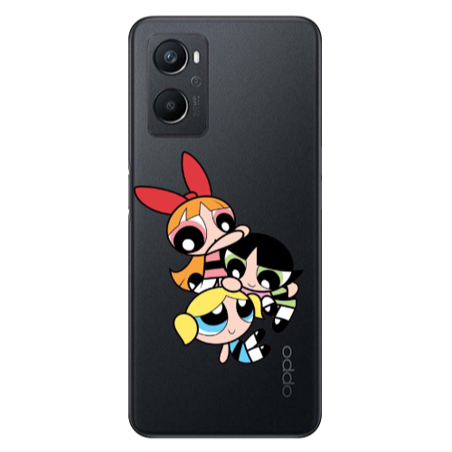 Oppo A 96 Powerpuff Transparent Silicone TPU Θήκη