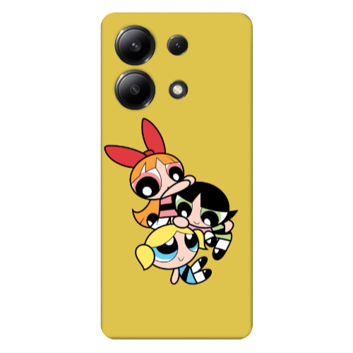Xiaomi Redmi Note 13 4G Powerpuff Yellow Colored Silicone TPU Θήκη