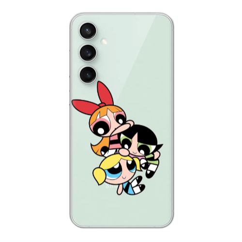 Samsung S24 Powerpuff Transparent Silicone TPU Θήκη
