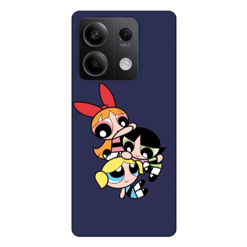 Xiaomi Redmi Note 13Pro 5G Powerpuff Dark blue Colored Silicone TPU Θήκη