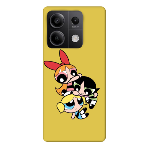 Xiaomi Redmi Note 13Pro 5G Powerpuff Yellow Colored Silicone TPU Θήκη
