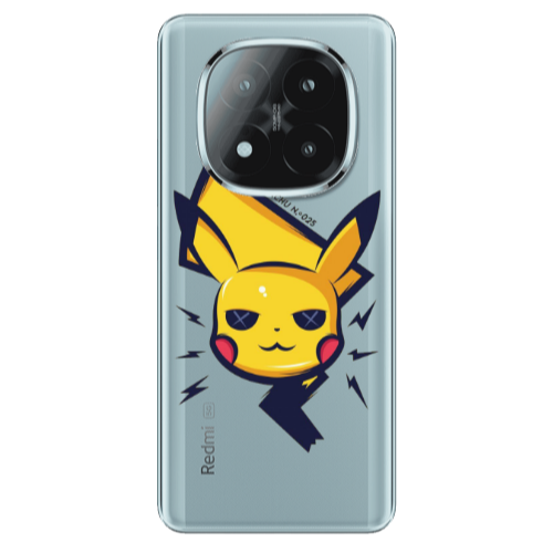 Xiaomi Redmi Note 14 Pro + 5g Pikachu Transparent Silicone TPU Θήκη