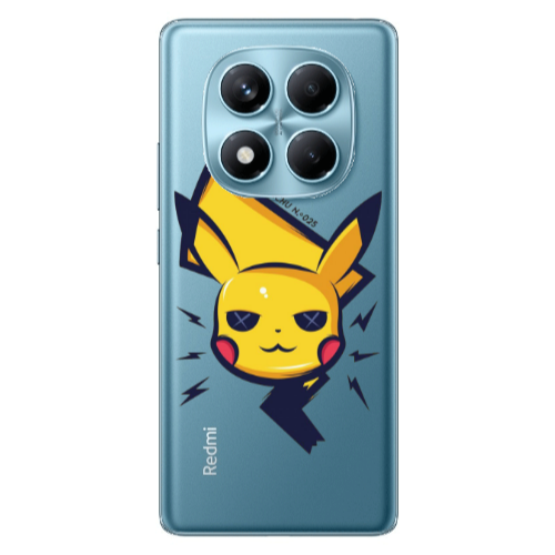 Xiaomi Redmi Note 14 Pro Pikachu Transparent Silicone TPU Θήκη