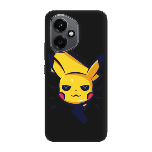 Honor Magic 400 Pikachu Black Colored Silicone TPU Θήκη