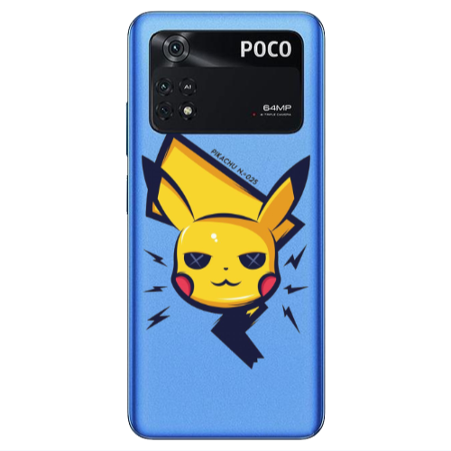 Xiaomi Poco M4 Pro 4G Pikachu Transparent Silicone TPU Θήκη