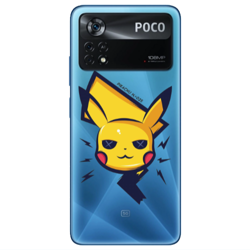 Xiaomi Poco X4 Pro Pikachu Transparent Silicone TPU Θήκη