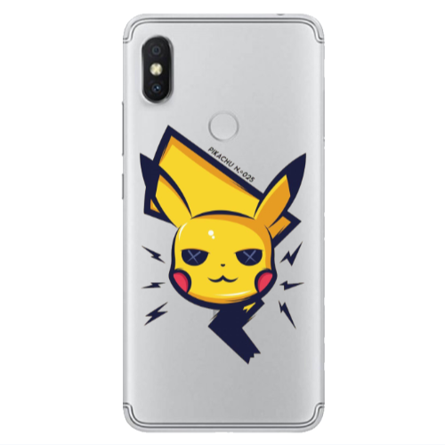 Xiaomi Redmi S2 Pikachu Transparent Silicone TPU Θήκη