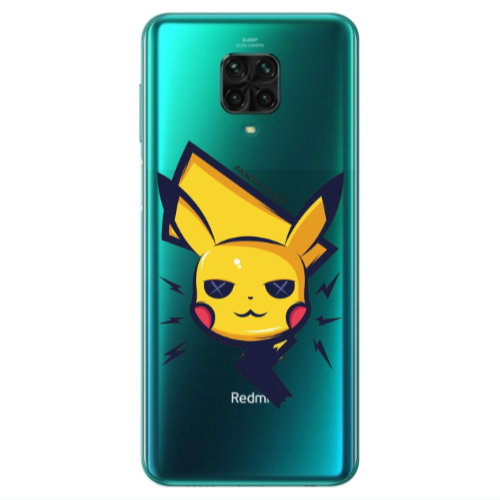 Xiaomi Redmi Note 9S Pikachu Transparent Silicone TPU Θήκη