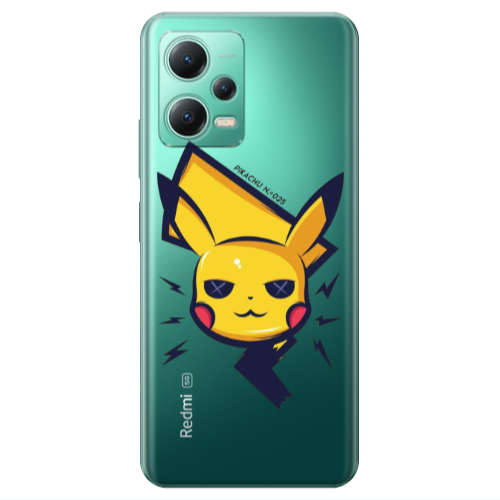 Xiaomi Redmi Note 12 Pro 5G Pikachu Transparent Silicone TPU Θήκη