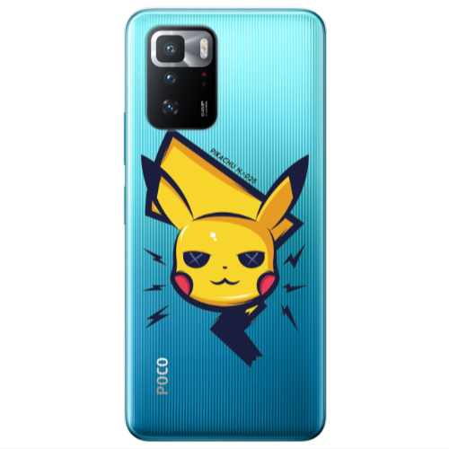 Xiaomi Poco X3 GT Pikachu Transparent Silicone TPU Θήκη