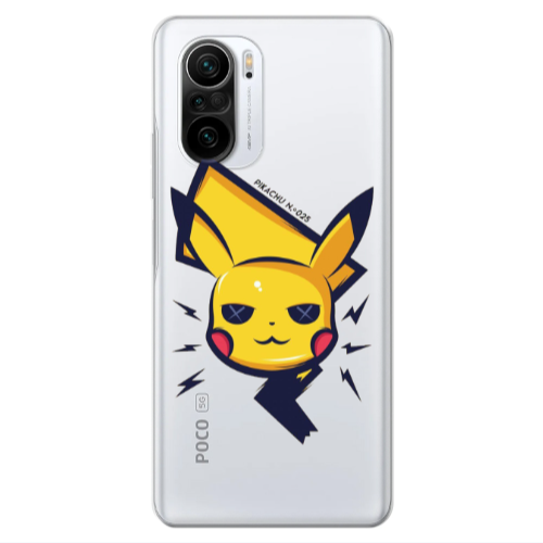 Xiaomi Poco F3 Pikachu Transparent Silicone TPU Θήκη