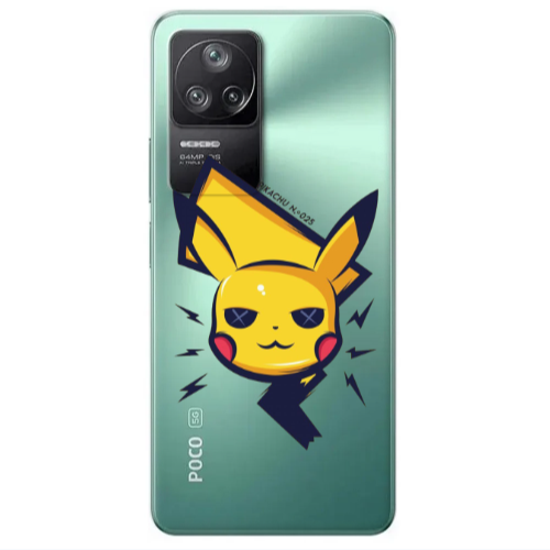 Xiaomi Poco F4 Pikachu Transparent Silicone TPU Θήκη