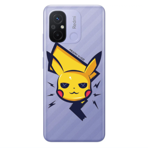 Xiaomi Redmi 12C Pikachu Transparent Silicone TPU Θήκη