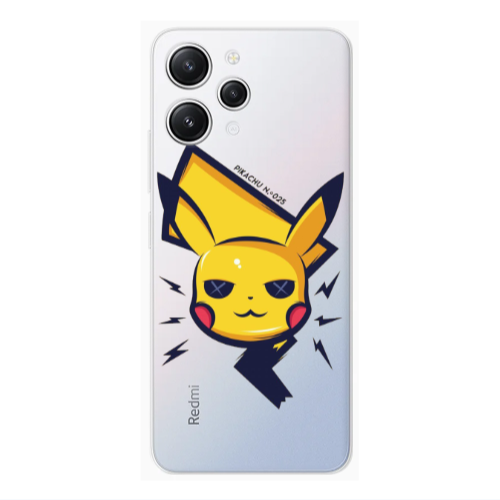 Xiaomi Redmi 12 Pikachu Transparent Silicone TPU Θήκη