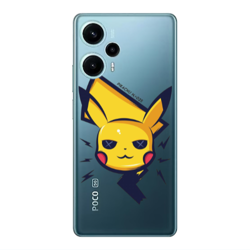 Xiaomi Poco F5 Pikachu Transparent Silicone TPU Θήκη