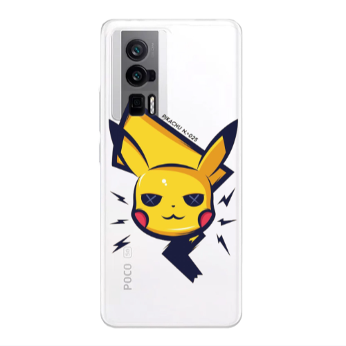 Xiaomi Poco F5 Pro Pikachu Transparent Silicone TPU Θήκη