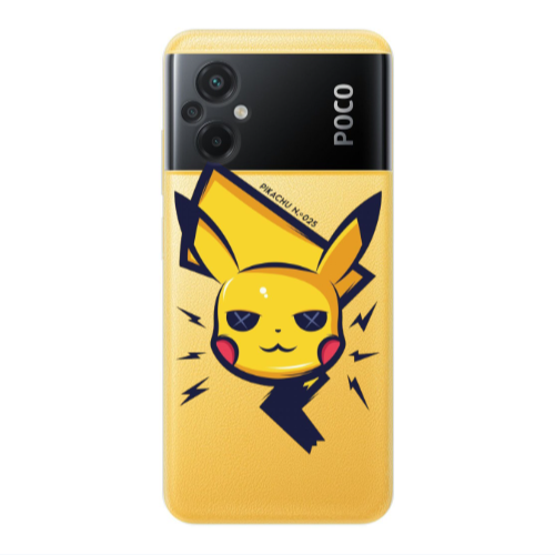 Xiaomi Poco M5 Pikachu Transparent Silicone TPU Θήκη