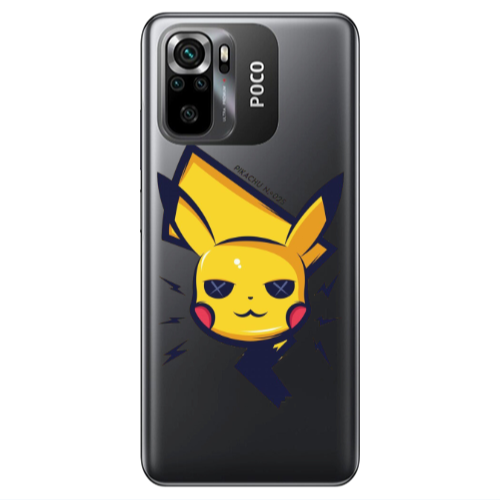Xiaomi Poco M5 s Pikachu Transparent Silicone TPU Θήκη