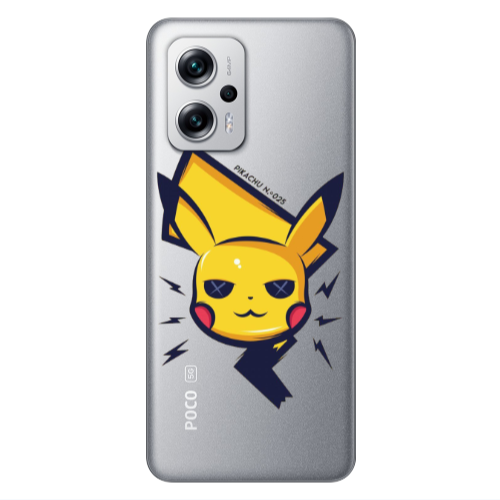 Xiaomi Poco X4 GT Pikachu Transparent Silicone TPU Θήκη